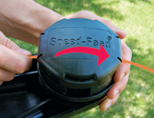 2. Feed line so it’s equal on both sides.